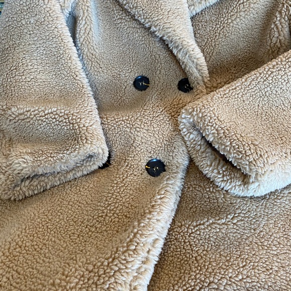 ASOS QED London Double Breasted Teddy Coat - Picture 8 of 12